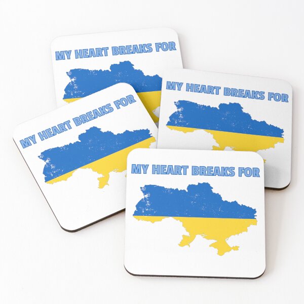 Artikelvorschau, Alle Einnahmen gehen an Help Ukraine - Mein Herz bricht für die Ukraine entworfen und verkauft von Beeroclock.