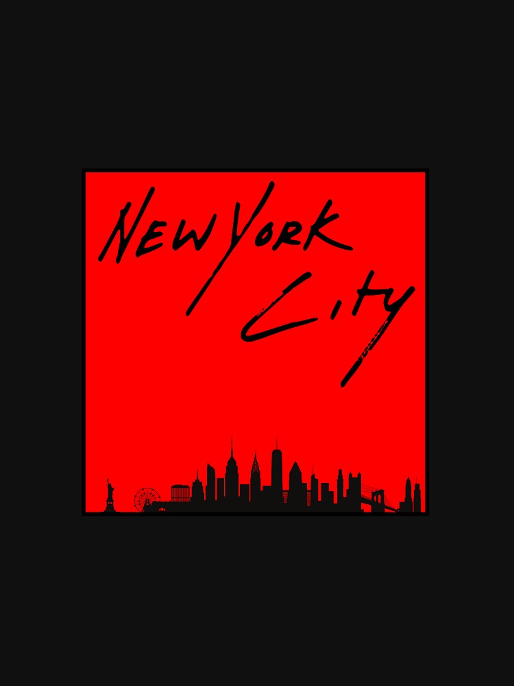 New York (Black & Red) Pullover Hoodie for Sale by Louislilly