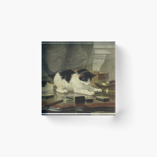 Item preview, Henriette Ronner - The Cat At Play designed and sold by artcenter.
