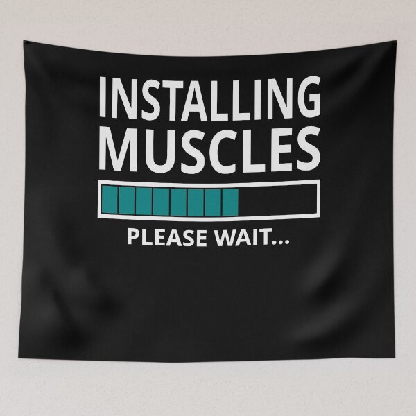 Item preview, Installing Muscles Please Wait  designed and sold by pensashcosten5m.