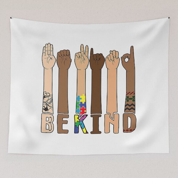 Item preview, Be Kind Sign Language Hand Talking Teachers Interpreter designed and sold by caintati.