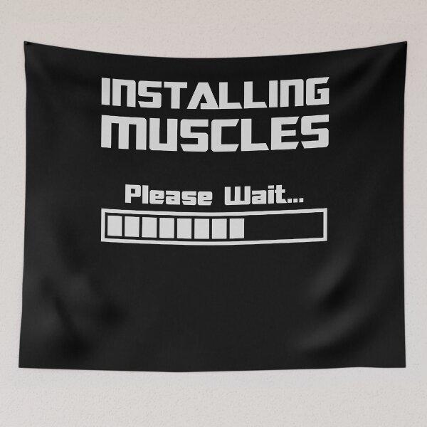Item preview, Installing Muscles Please Wait Loading Bar  designed and sold by pensashcosten5m.