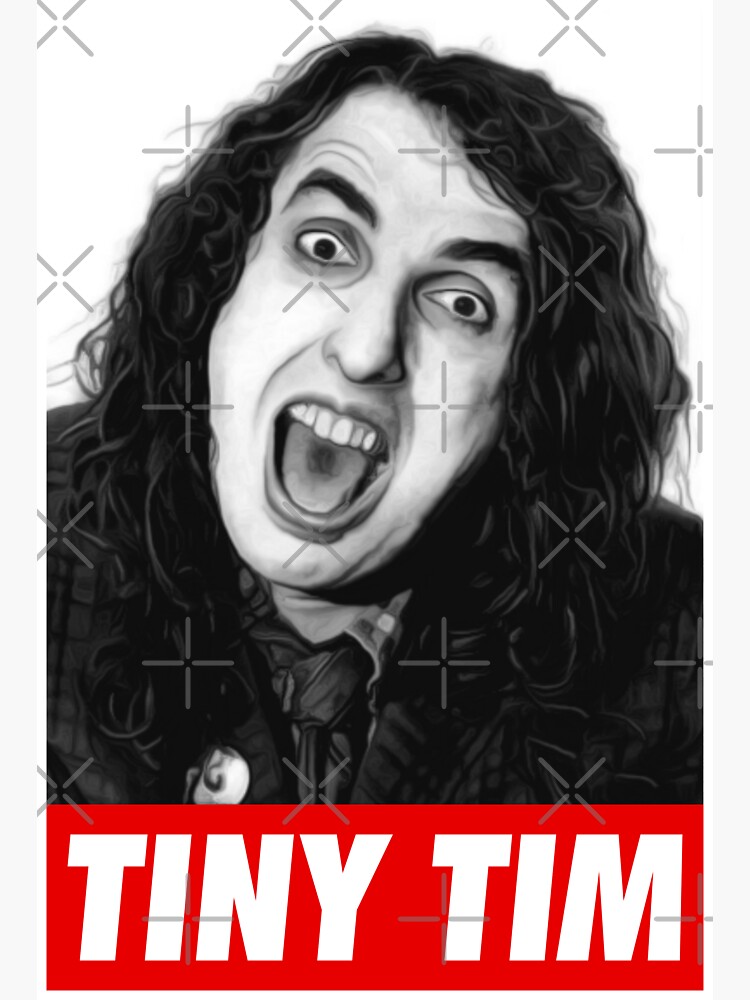 "TINY TIM" Sticker by kostfakiur Redbubble