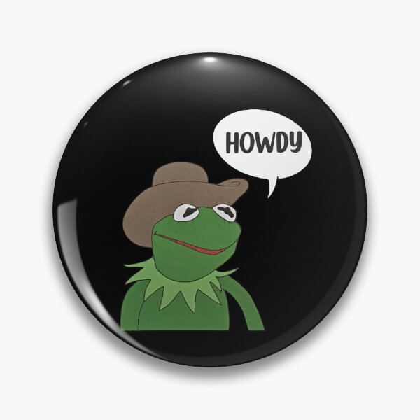 Item preview, Kermit The Frog Howdy Funny Cowboy Frog Muppets designed and sold by Shandaunique.