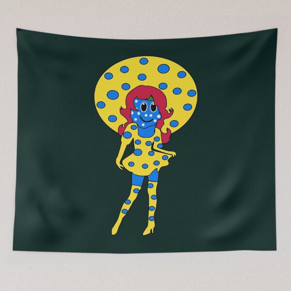 Item preview, Cute Angel Blue Girl Willow Pill  designed and sold by EMBROIDERYPRINT.