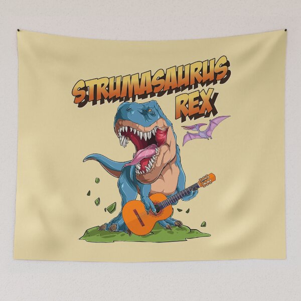 Item preview, Strumasaurus Rex Guitar Musical Dinosaur designed and sold by HappySchnapper.