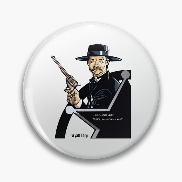 Item preview, Wyatt Earp Doc Hoilday Say When Gift Fan designed and sold by AngelValero.