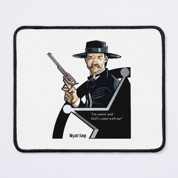 Item preview, Wyatt Earp Doc Hoilday Say When Gift Fan designed and sold by AngelValero.