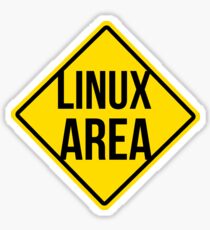 Linux area Sticker