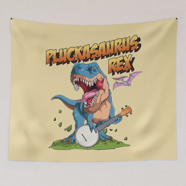 Item preview, Pluckasaurus Rex Banjo Musical Dinosaur designed and sold by HappySchnapper.