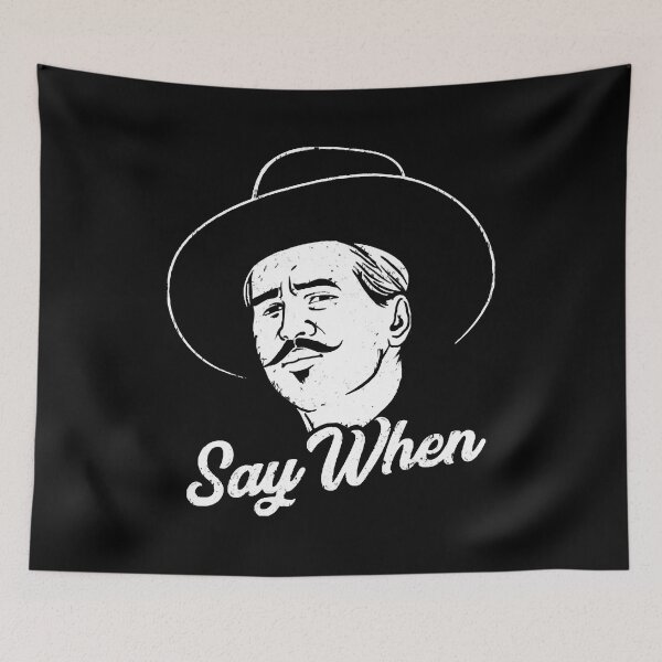 Item preview, Doc Holliday Say When Gift Fan designed and sold by AngelValero.