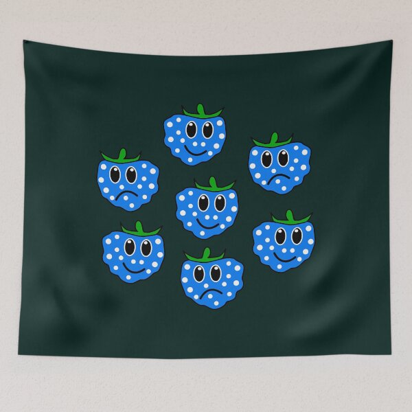 Item preview, Cute funny blue berries design  designed and sold by EMBROIDERYPRINT.