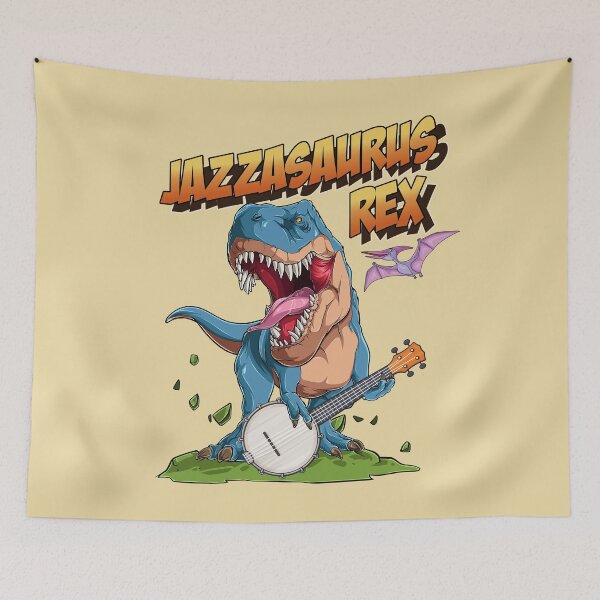 Item preview, Jazzasaurus Rex Banjo Musical Dinosaur designed and sold by HappySchnapper.