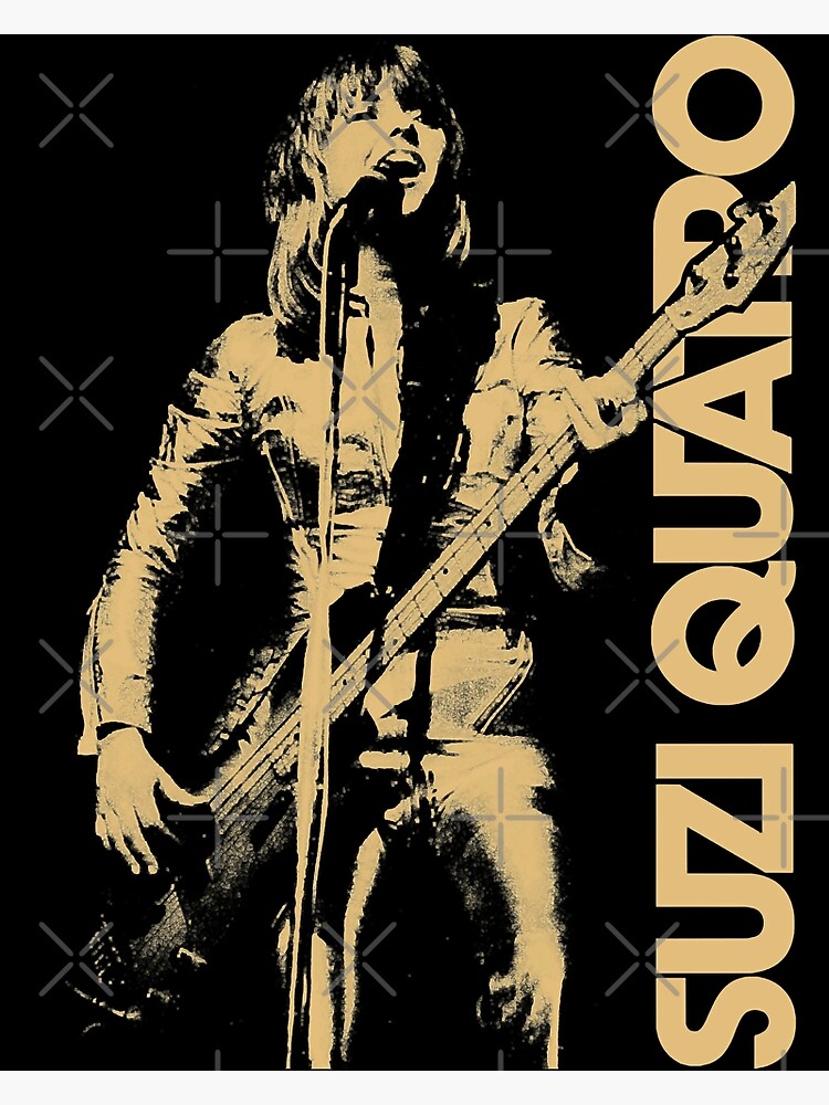 "Suzi Quatro" Poster for Sale by boardxwater Redbubble