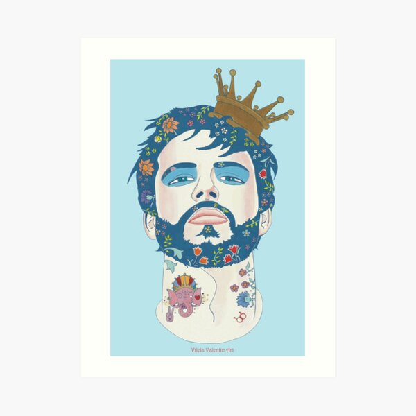 Alle Männer sind Könige Art Print