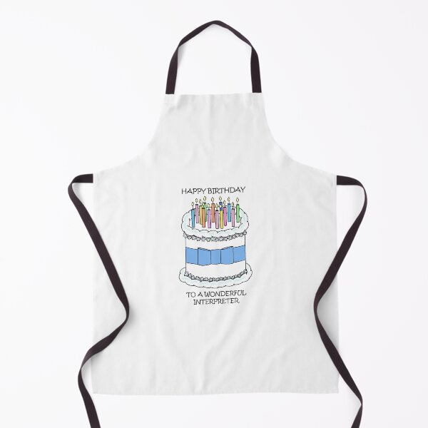 Item preview, Happy Birthday to Interpreter designed and sold by KateTaylor.