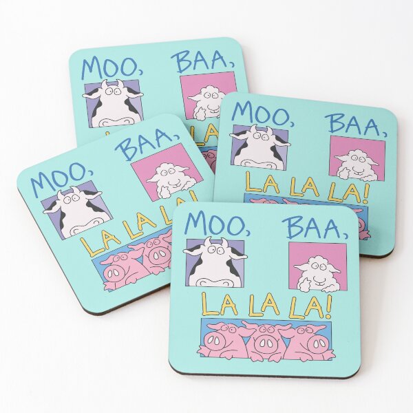 Item preview, Moo, Baa, La La La Cow Cheep and pig  designed and sold by Bonobofy.