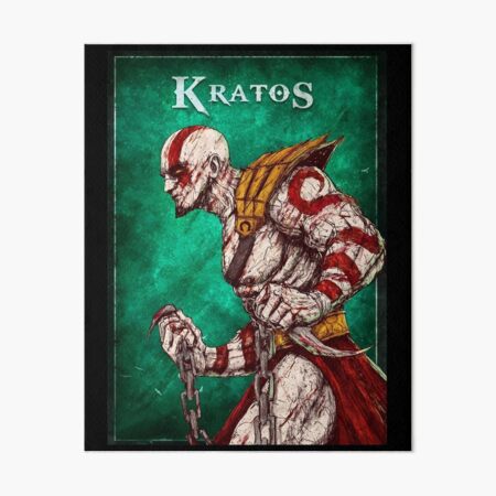 Kratos - Rage of Sparta  God of War Ragnarok Art Board Print for