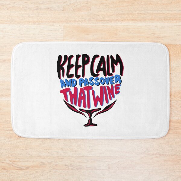 Item preview, keep calm and passover that wine, passover 2022, gift for wine lovers, on white designed and sold by Dotsby.