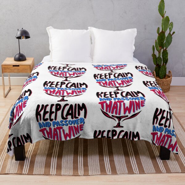 Item preview, keep calm and passover that wine, passover 2022, gift for wine lovers, on white designed and sold by Dotsby.