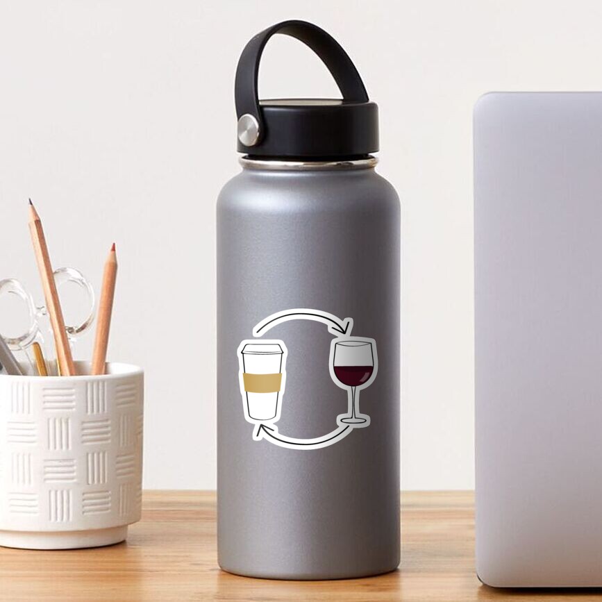 coffee wine Sticker