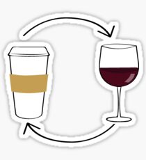 coffee wine Sticker