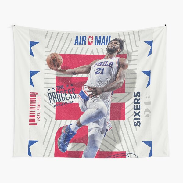 Joel Embiid DX thrust the process tshirt Tapestry for Sale by Lovely Wall  Art
