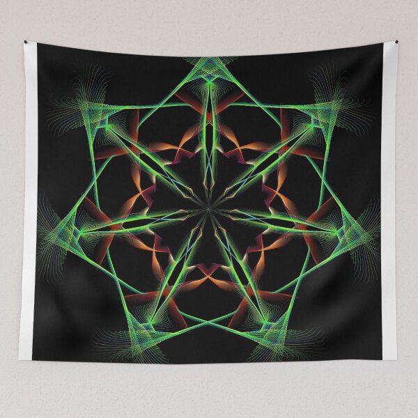 Item preview, Green Neon Star Abstract art designed and sold by Ariel Guevara.