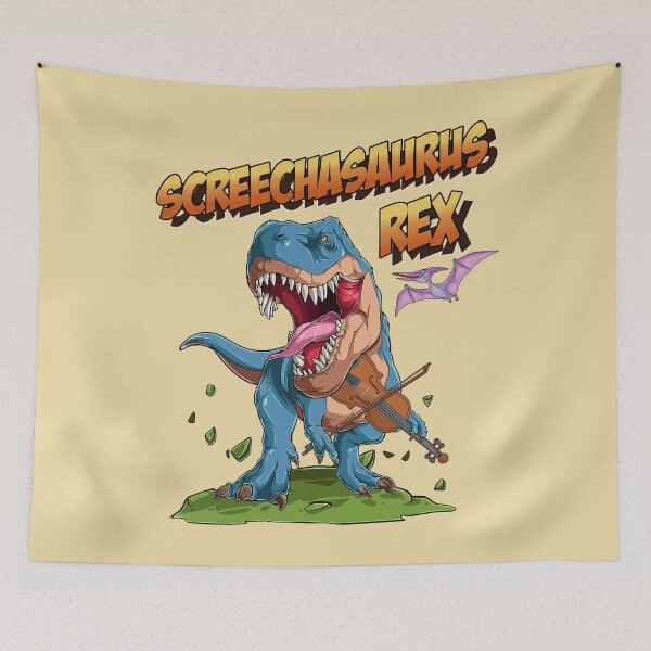 Item preview, Screechasaurus Rex Violin Musical Dinosaur designed and sold by HappySchnapper.