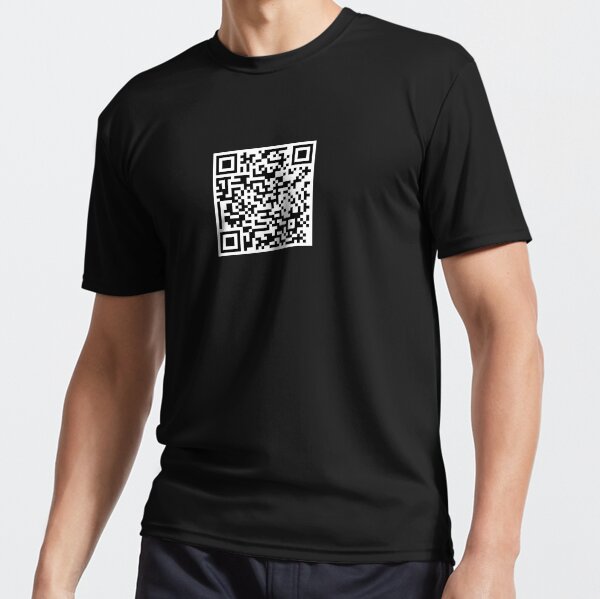 Rick Roll QR Code - Rick Roll - T-Shirt sold by Nixie_Whinny