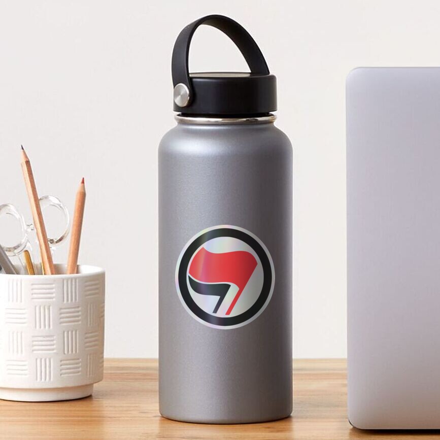 Artikel-Vorschau von Holografischer Sticker, designt und verkauft von antifascist.