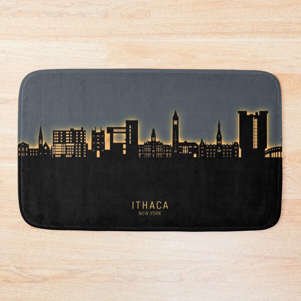 Item preview, Ithaca New York Skyline designed and sold by ArtPrints.