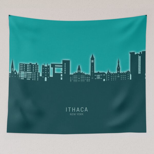 Item preview, Ithaca New York Skyline designed and sold by ArtPrints.