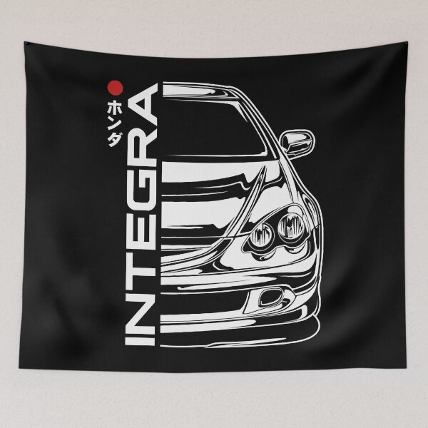 Item preview, Integra DC5 Type R Front View White Print  designed and sold by pensashcosten5m.