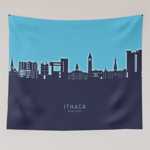 Item preview, Ithaca New York Skyline designed and sold by ArtPrints.