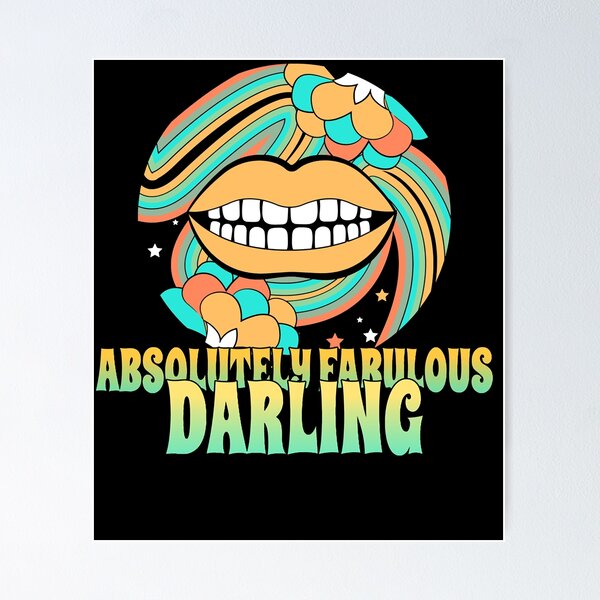 Item preview, Absolutely Darling Poster Vintage designed and sold by MaryDavid3.