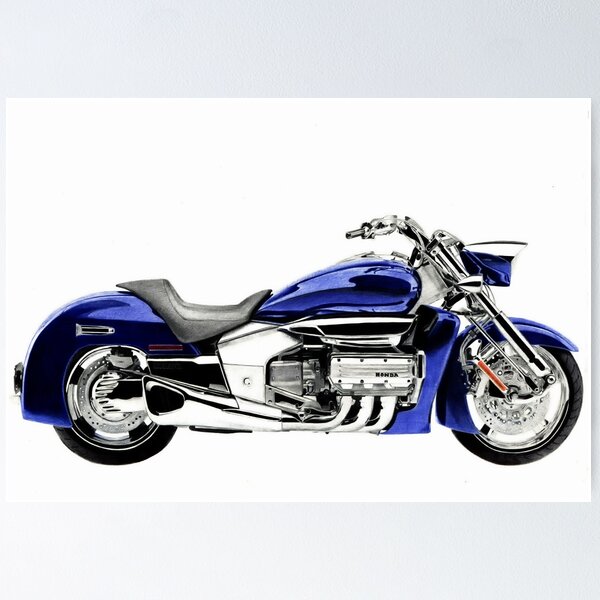 Item preview, Honda Valkyrie Rune. designed and sold by Car drawings by Pavlo Scherbatyuk.