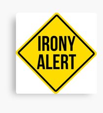 Irony Canvas Print