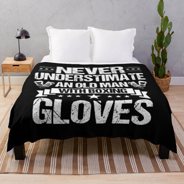 Item preview, Never Underestimate An Old Man Who Loves Boxing designed and sold by Ala Muk.