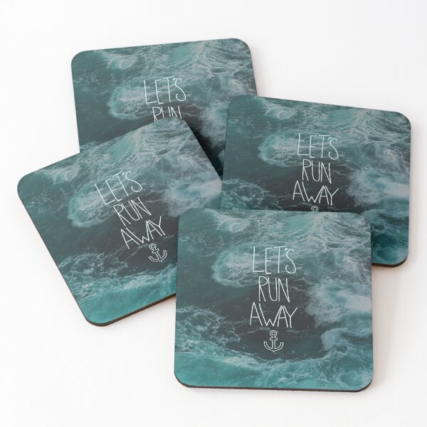 Item preview, Let's Run Away - Ocean Waves designed and sold by Leah Flores.
