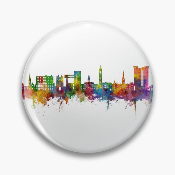 Item preview, Ithaca New York Skyline designed and sold by ArtPrints.