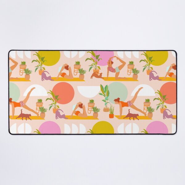 Item preview, My favourite hobbies at home: Yoga, cats and plants designed and sold by Dominiquevari.