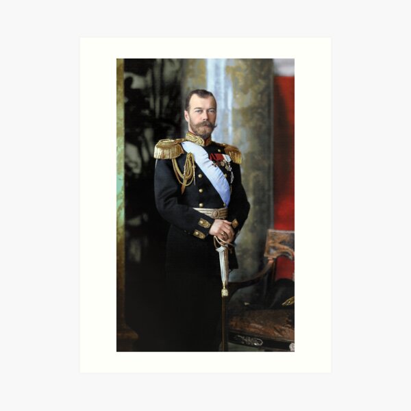 Tsar Nicholas II of Russia Art Print