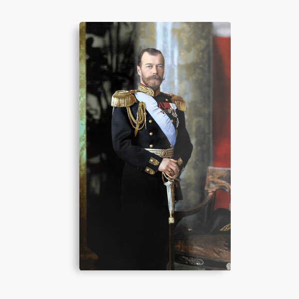Vista previa del artículo con la obra «Zar Nicolás II de Rusia», diseñado y vendido por Marina Amaral.