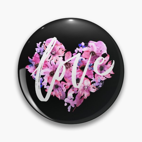 Item preview, Love Flower Heart on Black- National Holiday Design  designed and sold by CreativNode.
