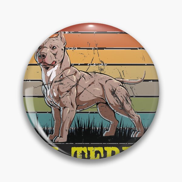 Item preview, American Pit Bull Terrier Dog Lovers Sunset For Dad Mom Dad Classic T-Shirt designed and sold by KevinShewmak.