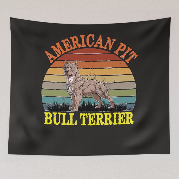 Item preview, American Pit Bull Terrier Dog Lovers Sunset For Dad Mom Dad Classic T-Shirt designed and sold by KevinShewmak.