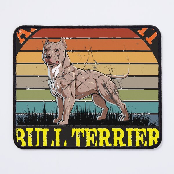 Item preview, American Pit Bull Terrier Dog Lovers Sunset For Dad Mom Dad Classic T-Shirt designed and sold by KevinShewmak.