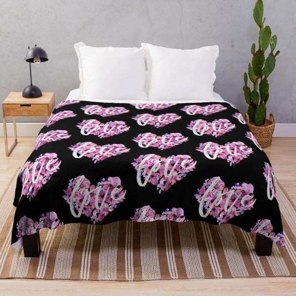 Item preview, Love Flower Heart on Black- National Holiday Design  designed and sold by CreativNode.