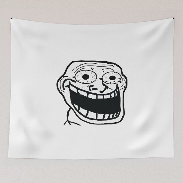 Item preview, schizo troll face designed and sold by evergreen4444.